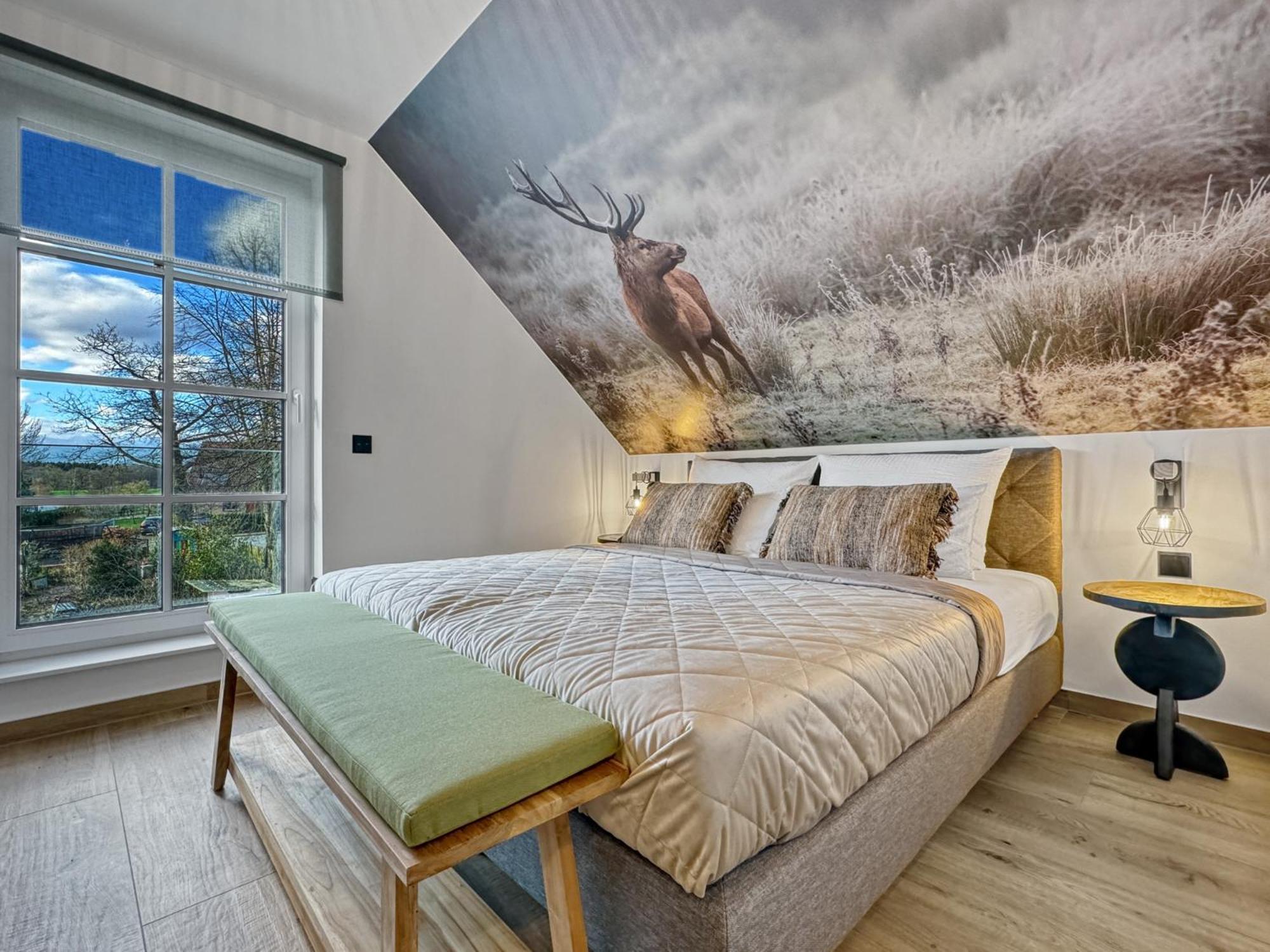 Cblue: Seeblick, Kamin, Wallbox, Natur Bentwisch Luaran gambar
